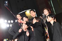 「東京リベンジャーズ2 血のハロウィン編 -運命-」レッドカーペットイベントの様子。