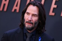 2023年3月に米ロサンゼルスで行われた「ジョン・ウィック：コンセクエンス」のイベントに出席したキアヌ・リーヴス。（写真提供：Image Press Agency / Sipa USA / Newscom / ゼータ イメージ）
