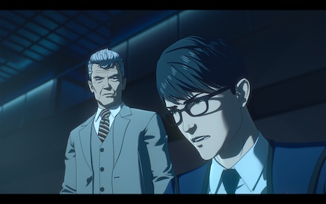 左から魚建が声を当てる井手光弘、青柳尊哉が声を当てる五条隊員。