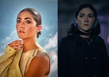 イザベル・ファーマン（左）、「エスター ファースト・キル」場面写真（右）。