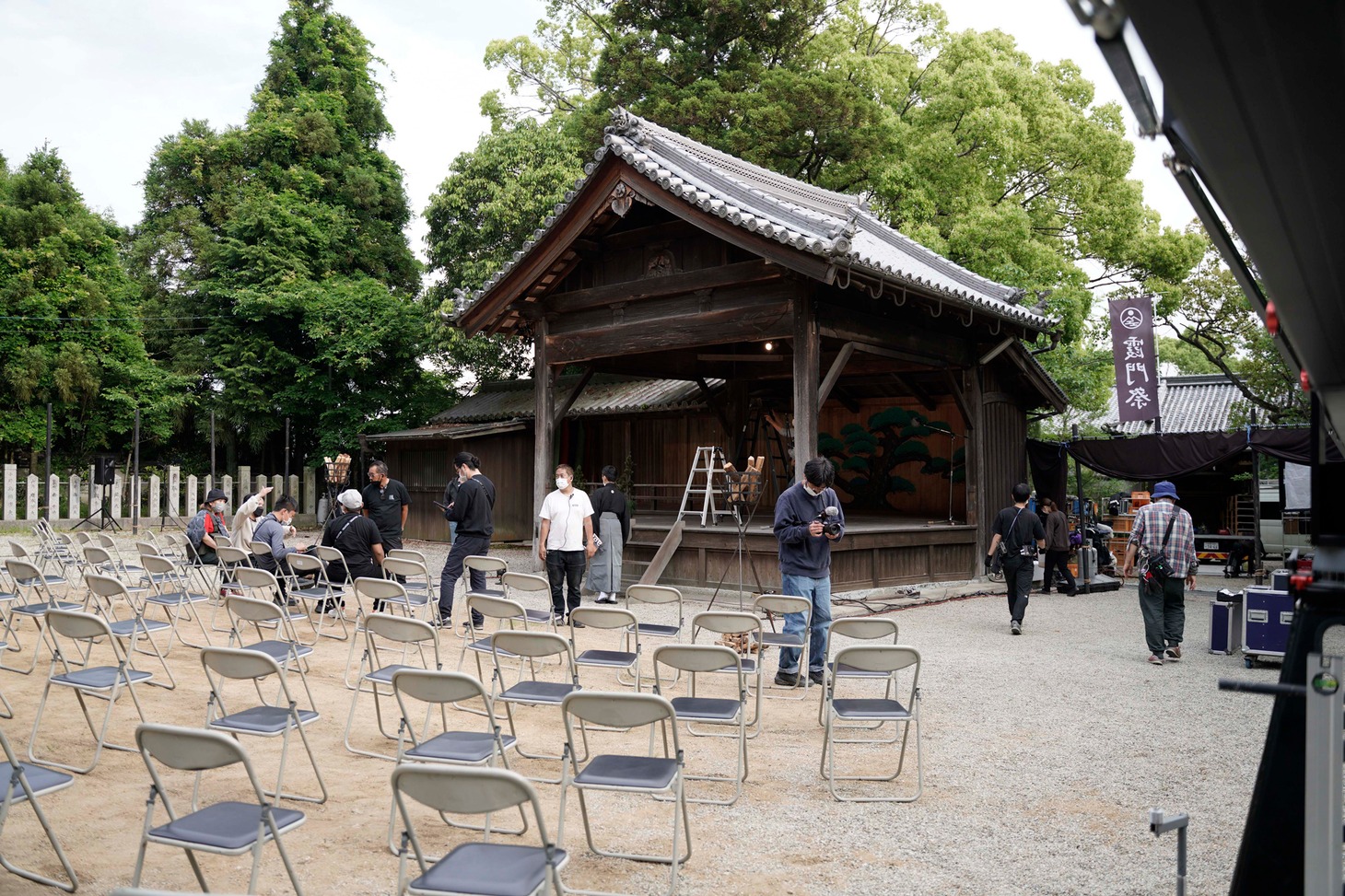 「ヴィレッジ」メイキング写真