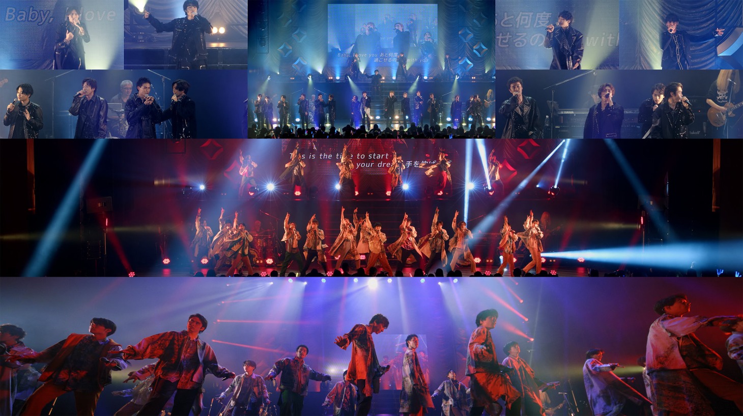 「『Amuse Presents SUPER HANDSOME LIVE 2022 “ROCK YOU! ROCK ME!!”』3面ライブスクリーン」場面写真