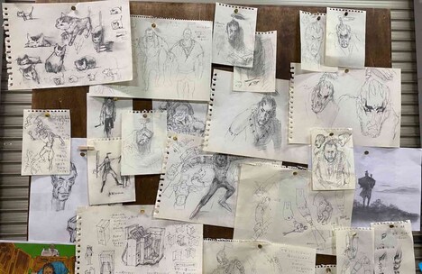 「HIDARI」絵コンテ