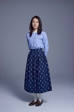 上条小夜役の田辺桃子。