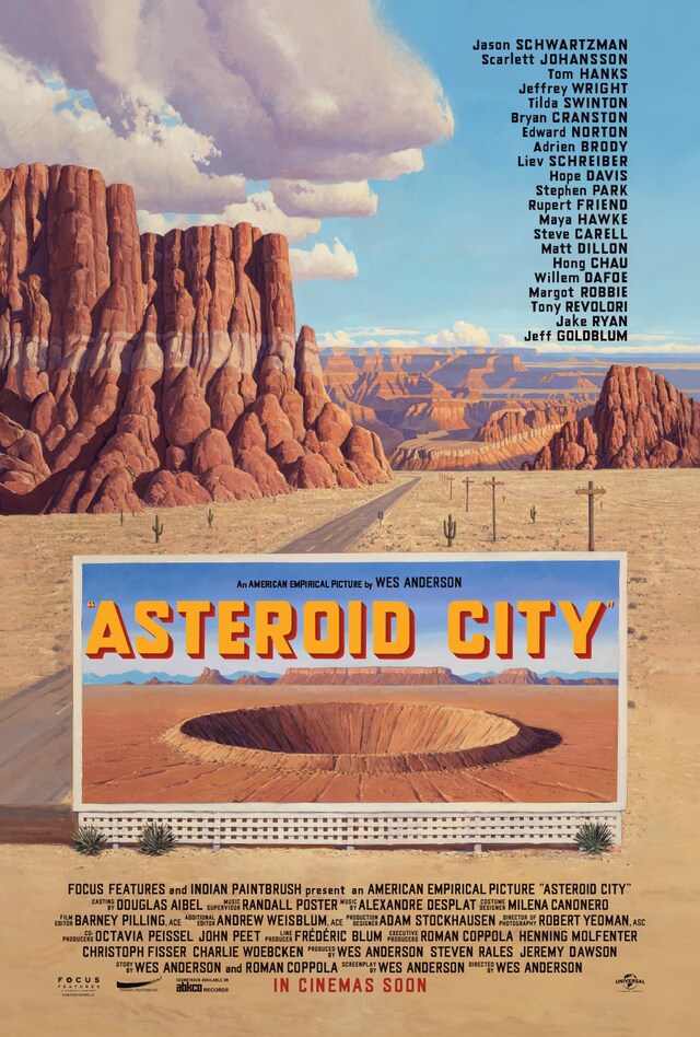 「Asteroid City（原題）」本国版ポスタービジュアル