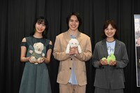 左から駒井蓮、細田佳央太、金子由里奈。