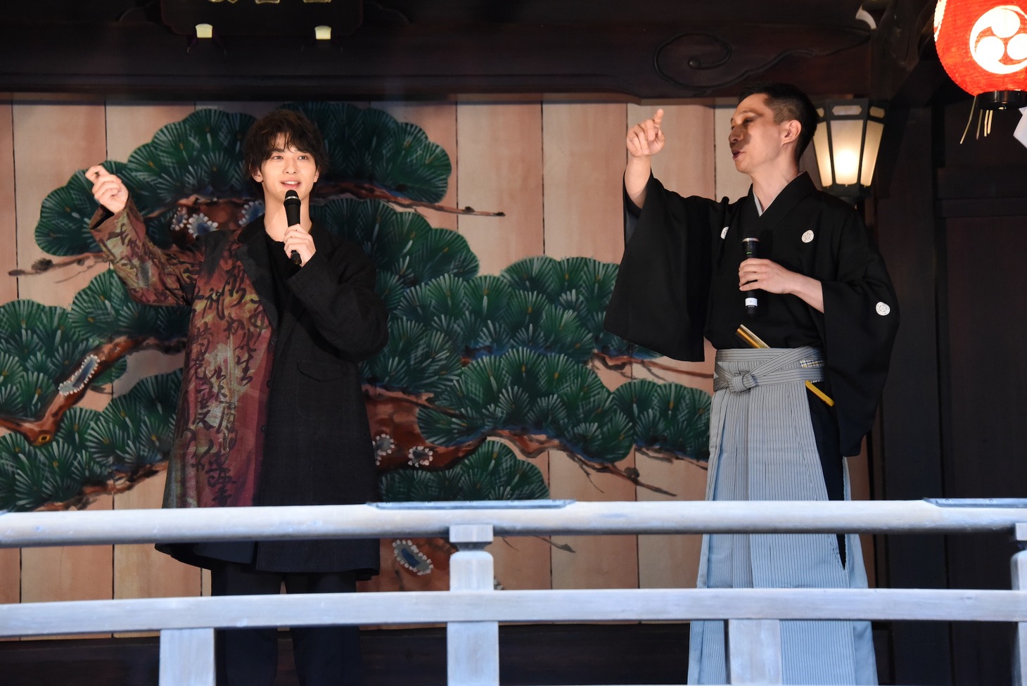 「ヴィレッジと能」イベントの様子。