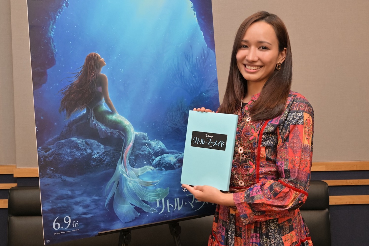 「リトル・マーメイド」日本語吹替版でアリエルを演じる豊原江理佳。
