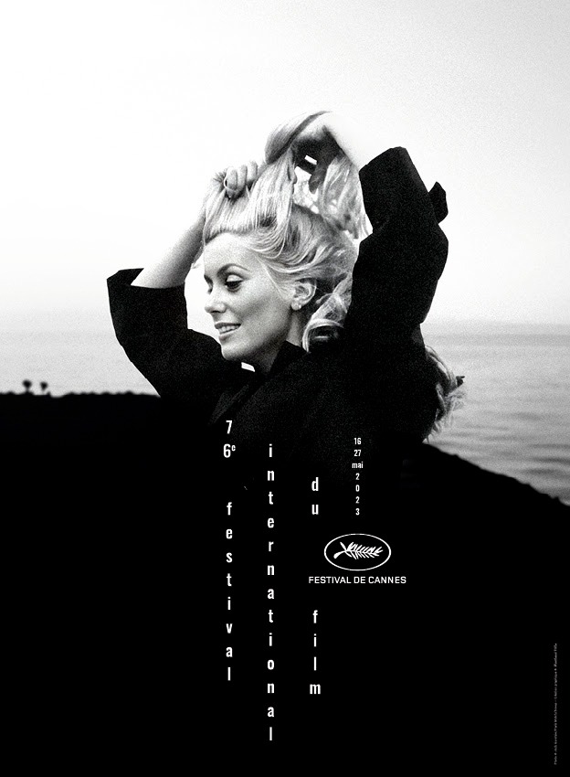 第76回カンヌ国際映画祭公式ポスター (c)Photo de Jack Garofalo / Paris Match / Scoop - Création graphique (c)Hartland Villa