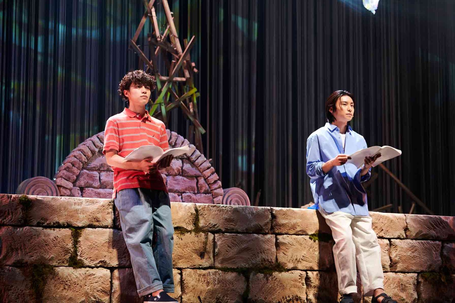 「君の名前で僕を呼んで～5th anniversary～ スペシャルイベント」より、朗読劇の様子。