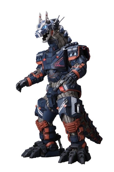 特戦獣「アースガロン」。機長と操縦手2名が搭乗する。