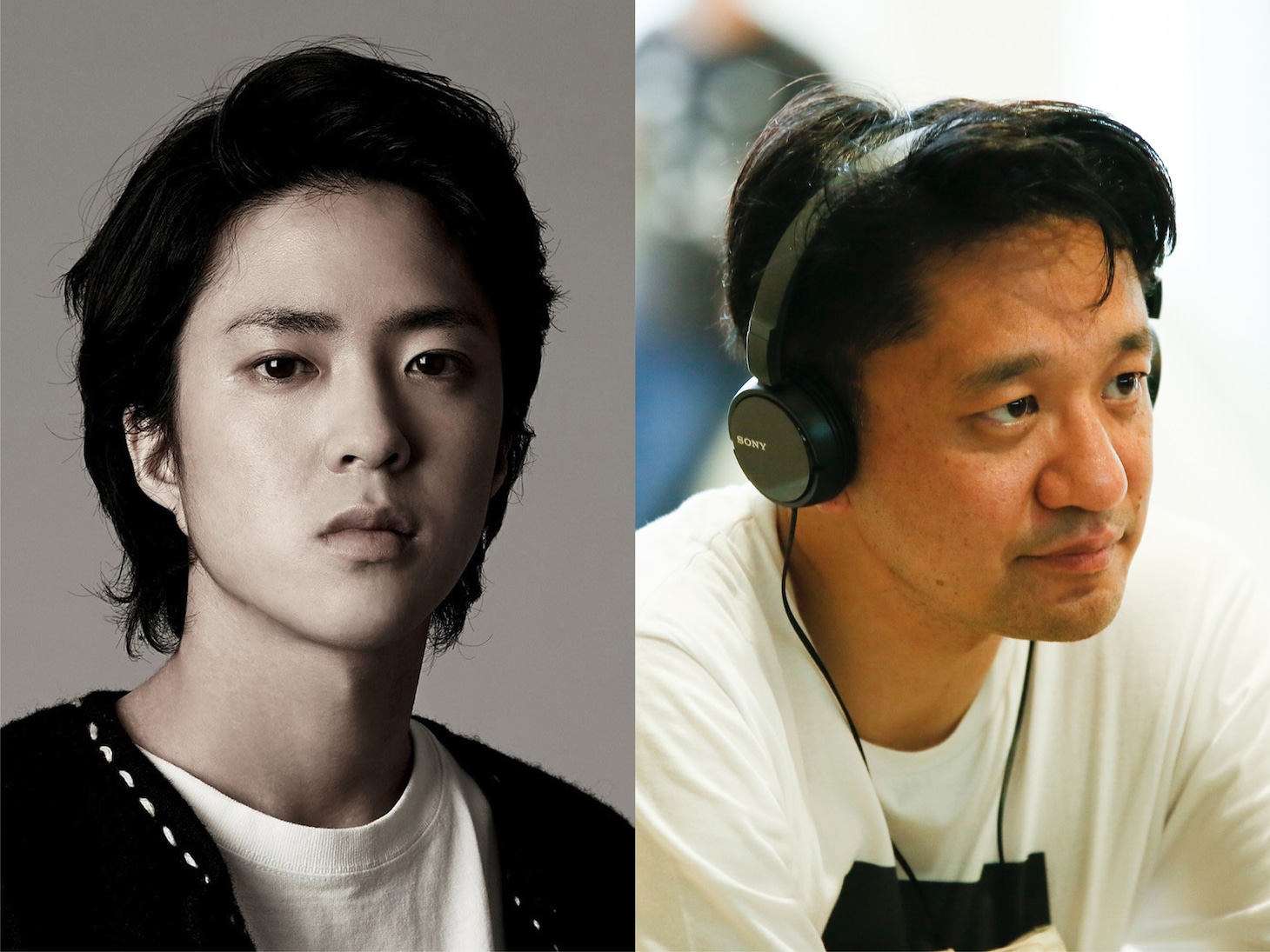 左から若葉竜也、荒木伸二。