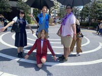 「劇場版 推しが武道館いってくれたら死ぬ」のメイキングカットより。