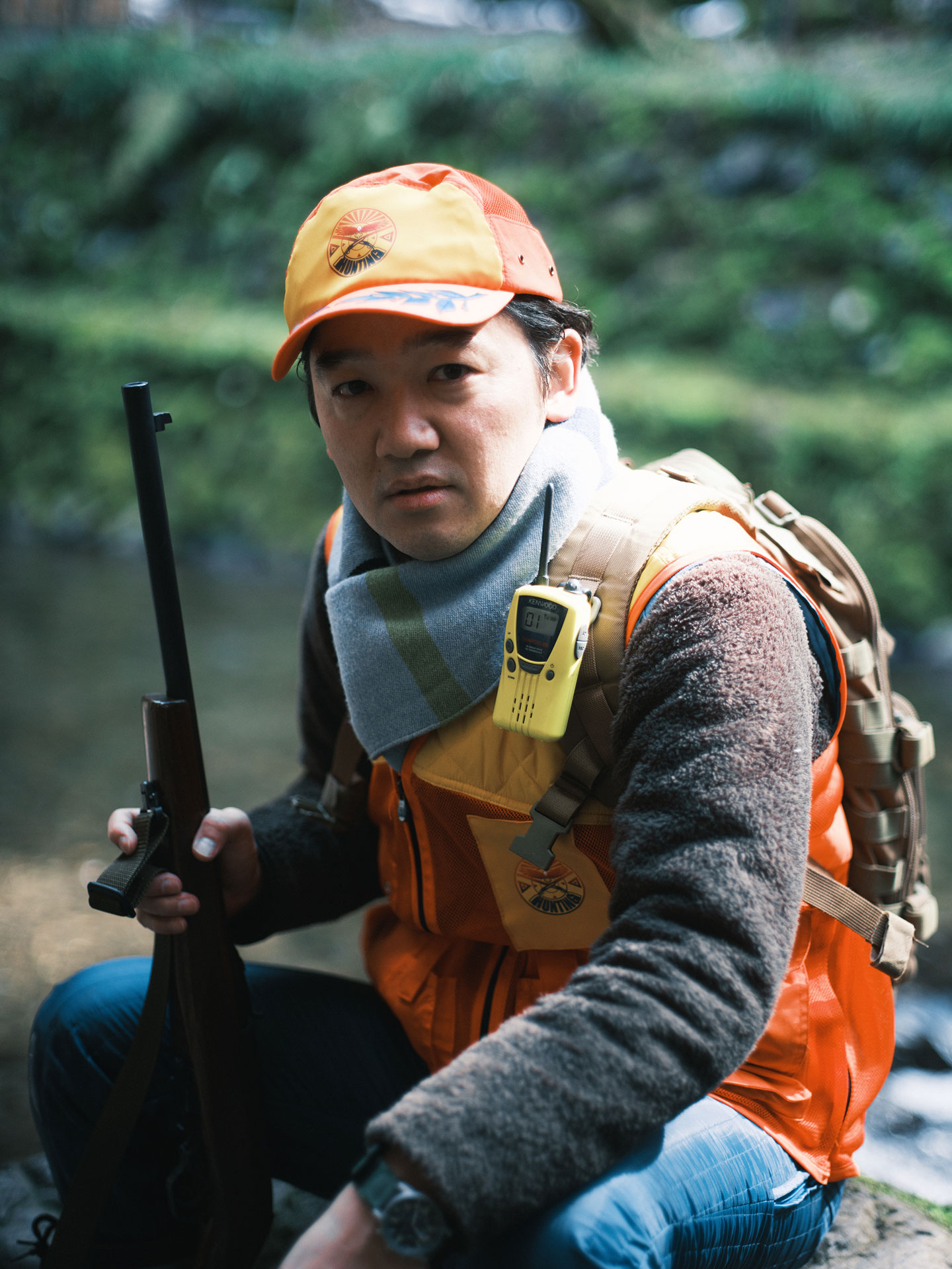 映画「リバー、流れないでよ」より、土佐和成演じるキャラクター。