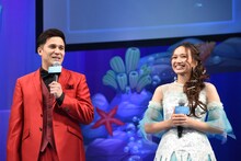 左から木村昴、豊原江理佳。