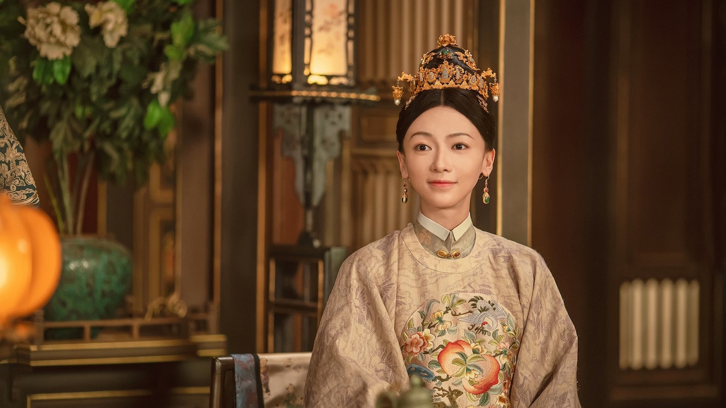 「尚食（しょうしょく）～美味なる恋は紫禁城で～」より、ウー・ジンイエン演じる姚子衿。