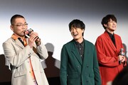 左から三宅健太、畠中祐、宮野真守。