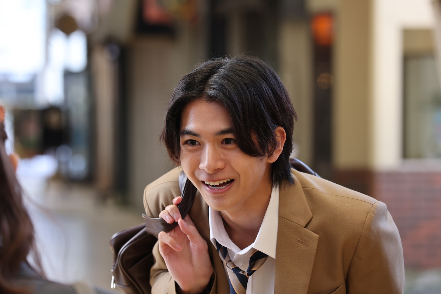 ドラマ「春は短し恋せよ男子。」より、小宮璃央演じる杉山。