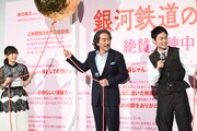 「銀河鉄道の父」公開記念舞台挨拶の様子。