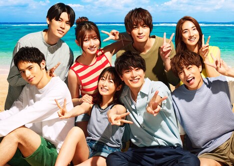 ポスタービジュアル（寄りバージョン）より、前列左から水上恒司、森七菜、間宮祥太朗、白濱亜嵐。後列左から萩原利久、吉川愛、神尾楓珠、仁村紗和。