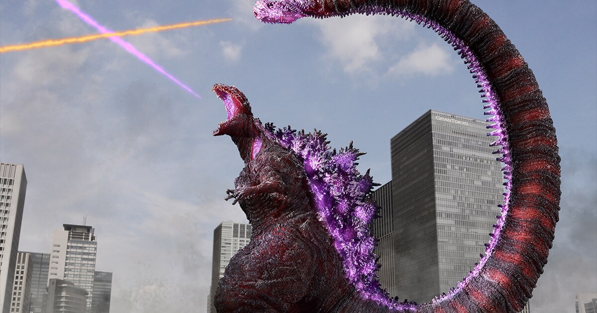 シン・ゴジラ」第4形態 覚醒Ver.をフィギュア化、熱線を放射する雄姿を 