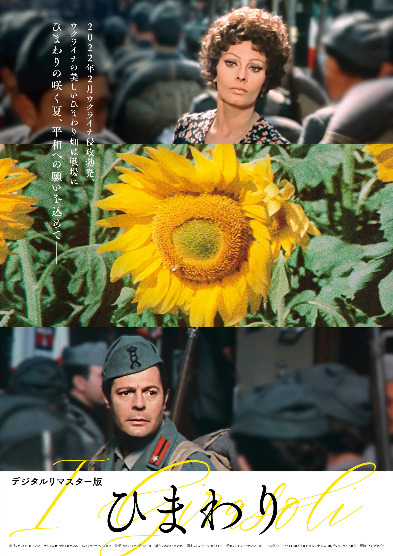 「ひまわり（デジタルリマスター版）」新ポスタービジュアル