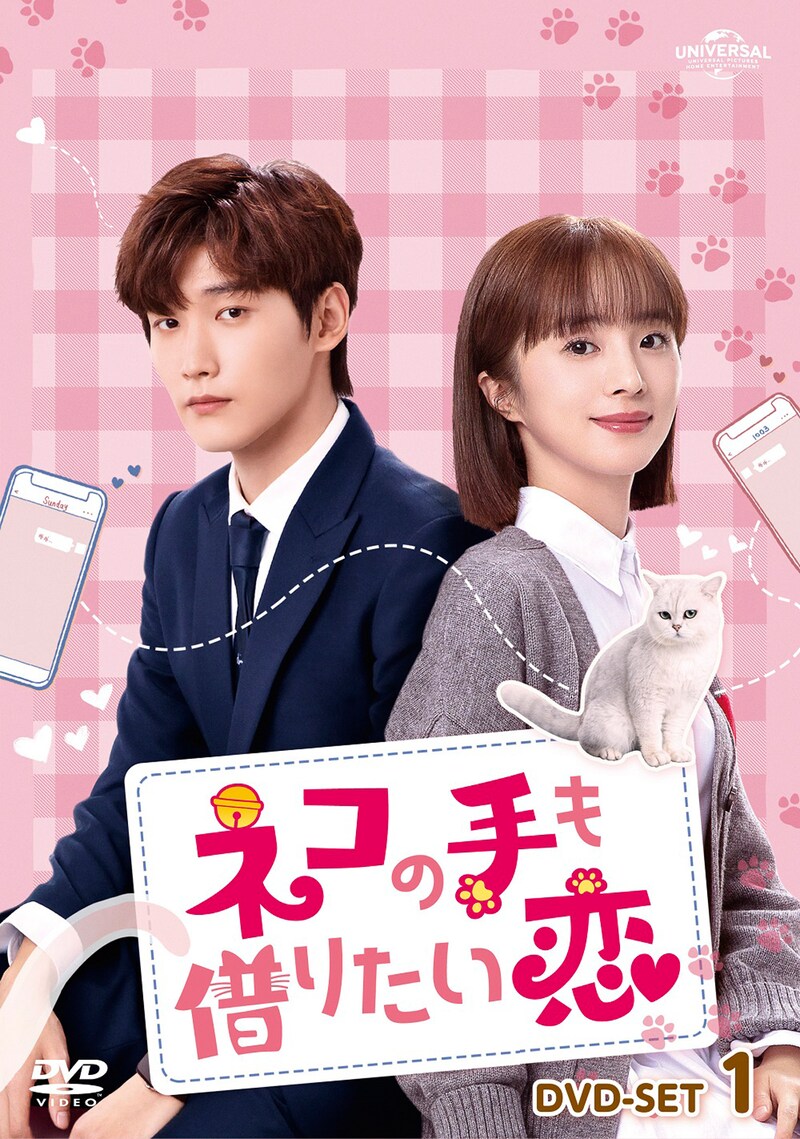 中国ドラマ「ネコの手も借りたい恋」DVD-SET1ジャケット。