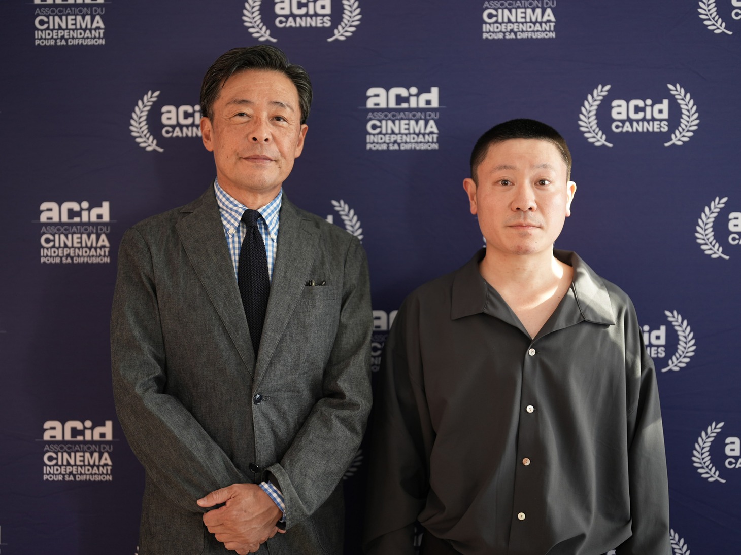 左から光石研、二ノ宮隆太郎。