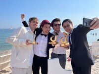 第2回「#TikTokShortFilm コンペティション」受賞者たち。