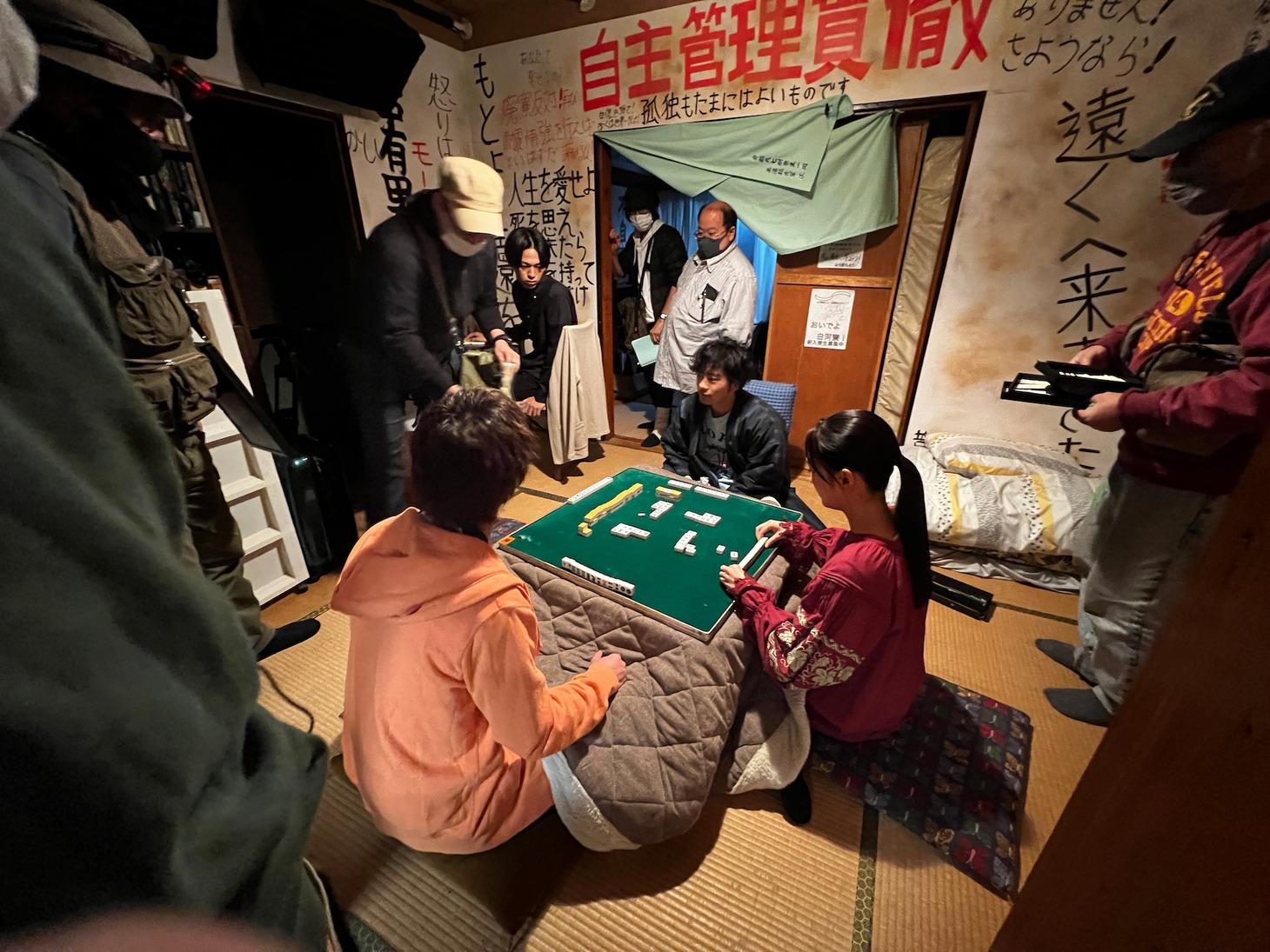 「うかうかと終焉」メイキング写真