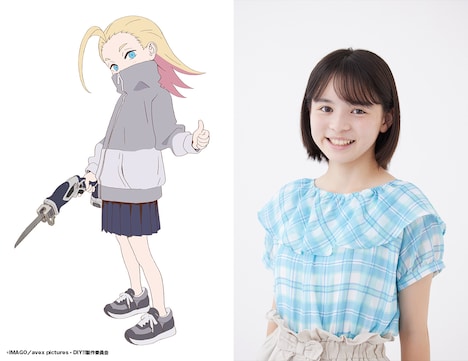 ジョブ子役の太田しずく（右）。