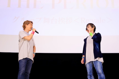 左から立花慎之介、保志総一朗。