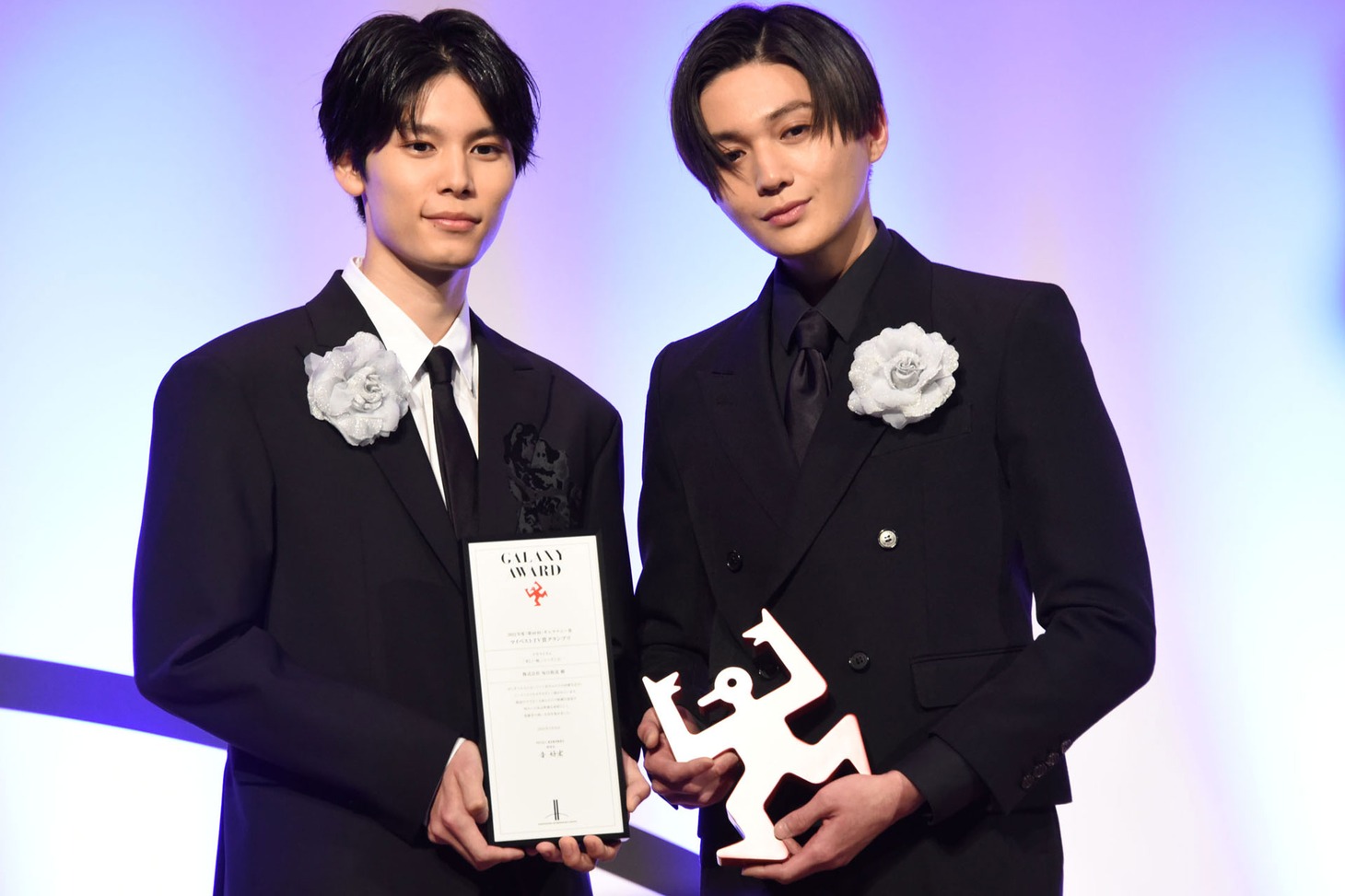 「美しい彼」でダブル主演を務めた萩原利久（左）と八木勇征（右）。