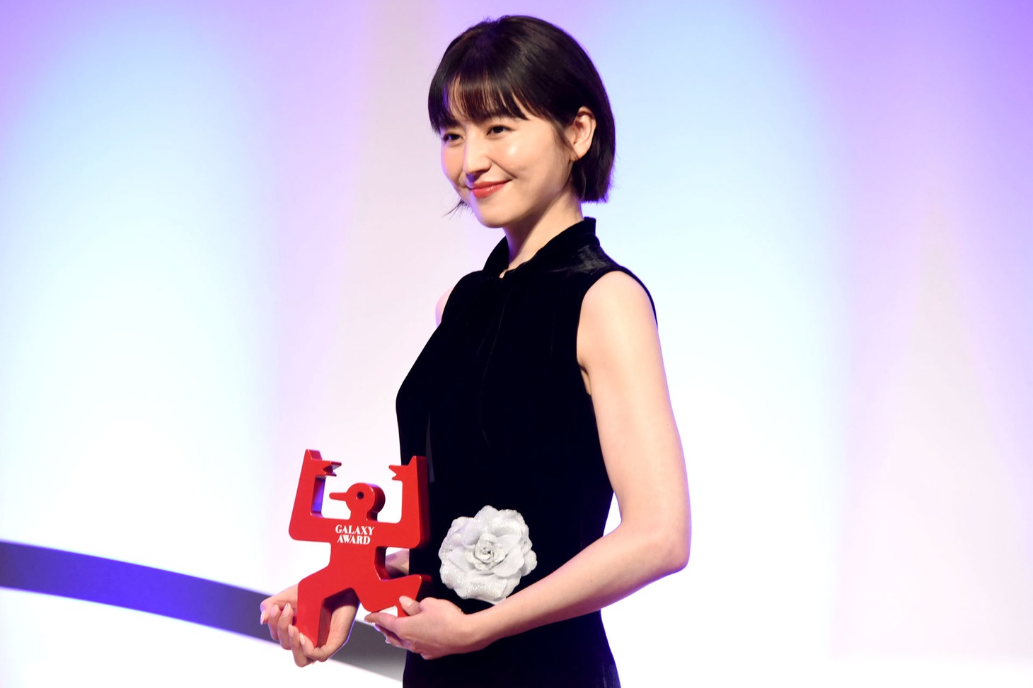第60回ギャラクシー賞で個人賞を受賞した長澤まさみ。