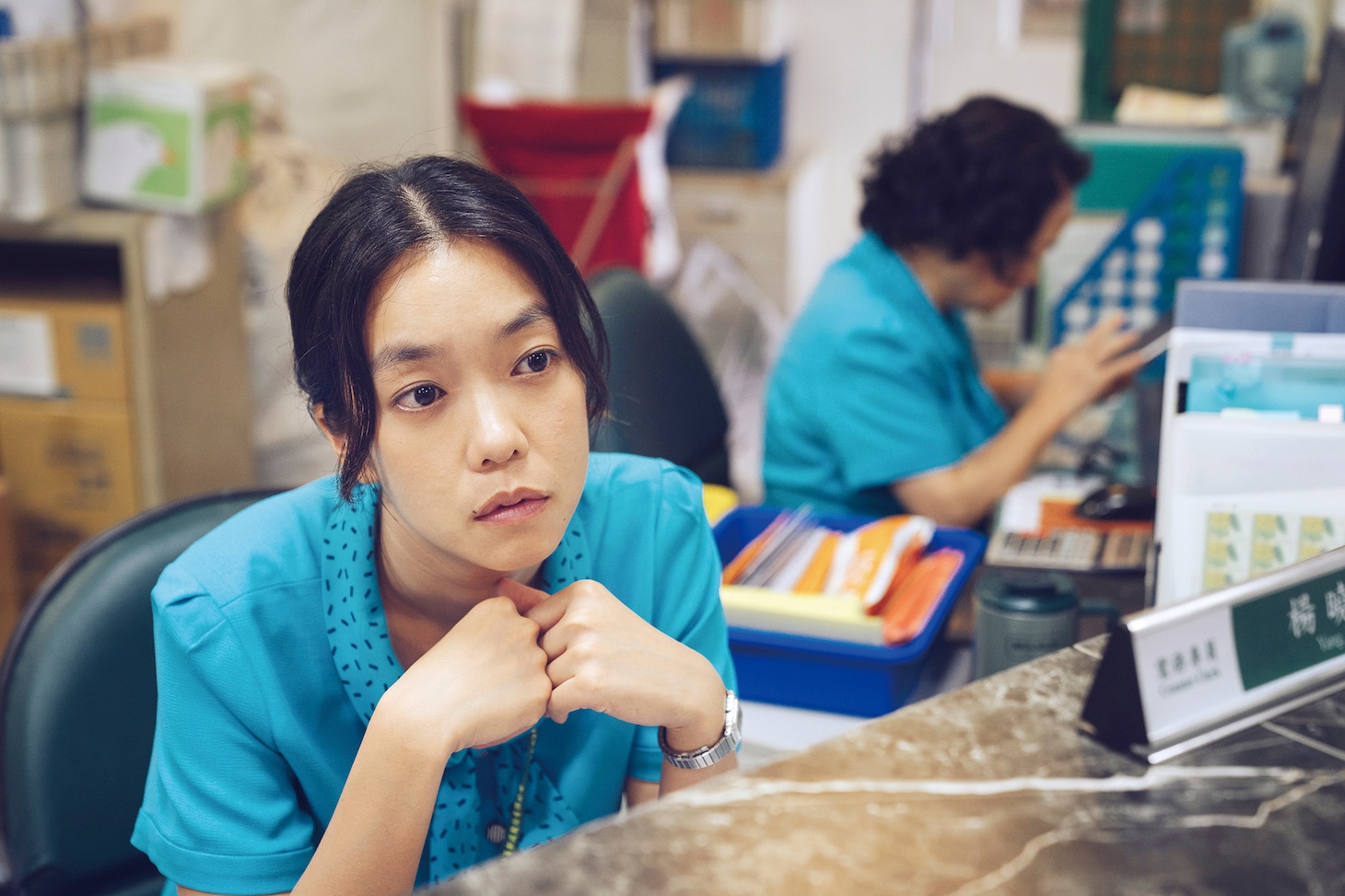 台湾映画「1秒先の彼女」より、リー・ペイユー演じるヤン・シャオチー。