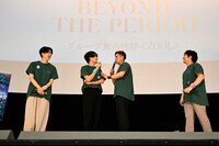 「劇場版アイドリッシュセブン LIVE 4bit BEYOND THE PERiOD」“グループ舞台挨拶＜ŹOOĻ＞”の様子。