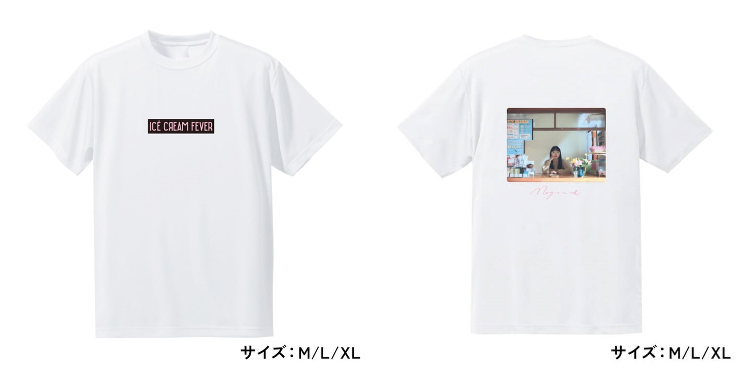 MEGUMIコラボTシャツのデザイン（イメージ）。