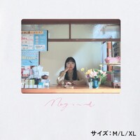 MEGUMIコラボTシャツの背面デザイン（イメージ）。