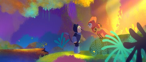 「ペルリンプスと秘密の森」場面カット