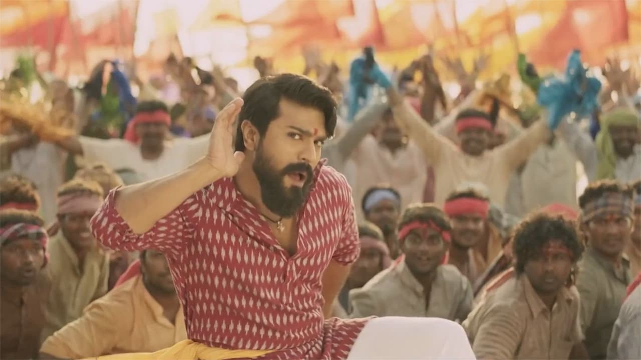 「ランガスタラム」予告公開、ラーム・チャランが恋して踊って敵に立ち向かう