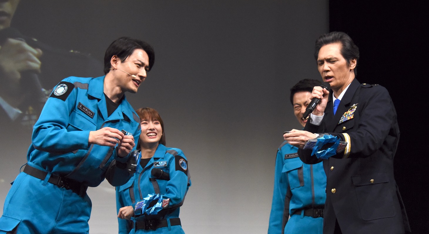 「ウルトラマンブレーザー」プレミア発表会の様子。