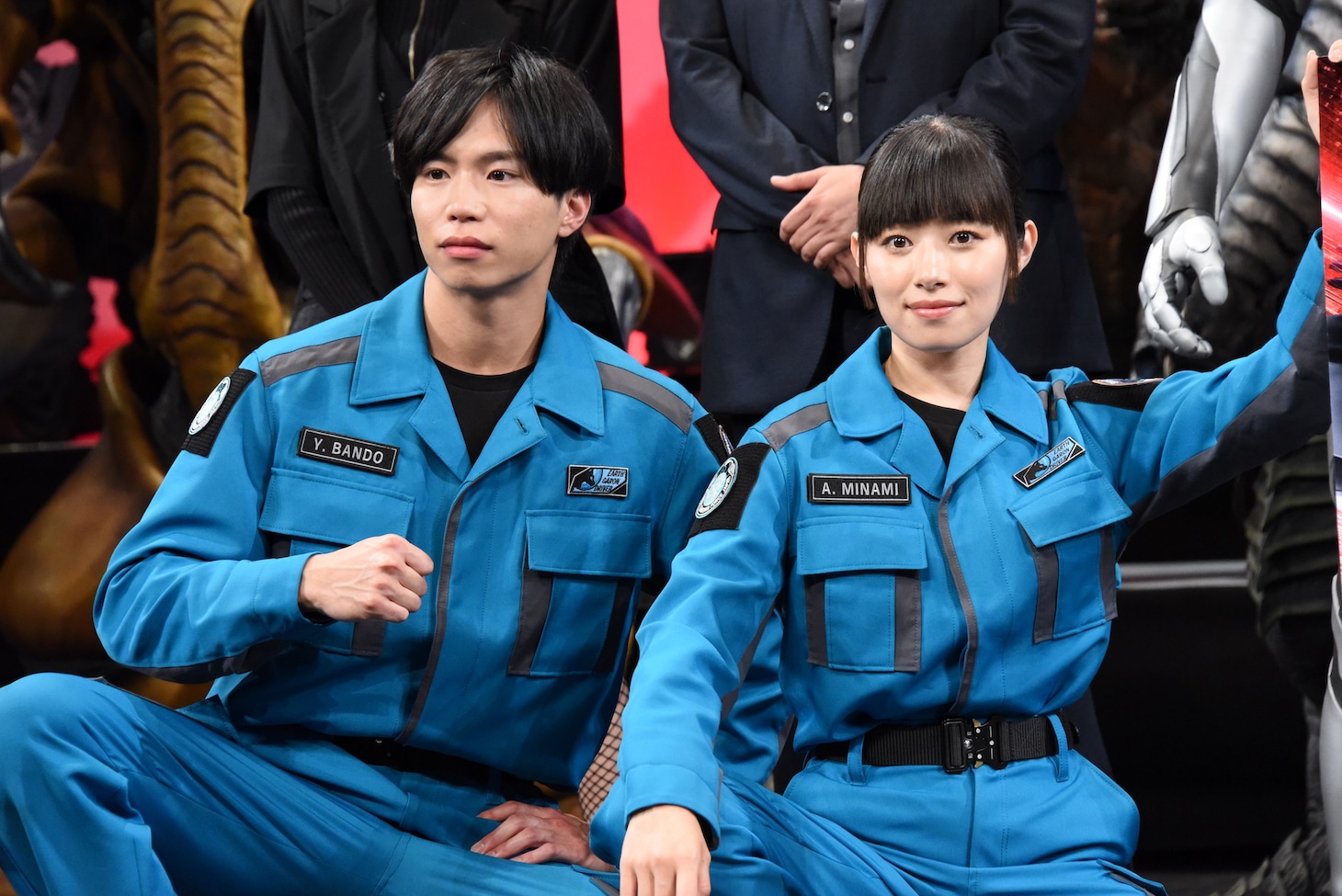 左から梶原颯、内藤好美。