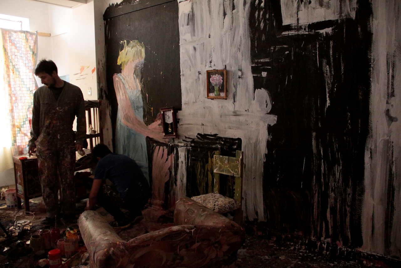 「オオカミの家」メイキング写真 (c)Diluvio & Globo Rojo Films, 2018