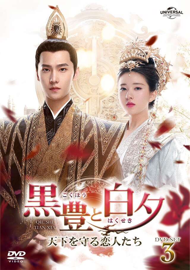 中国ドラマ「黒豊と白夕～天下を守る恋人たち～」DVD-SET3のパッケージ。(c)Shenzhen Tencent Computer Systems Company Limited