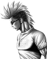 長嶋圭吾の原作イラスト。(c)井口達也・みずたまこと（秋田書店）2012