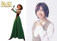 高橋李依（右）とミラ（左）。