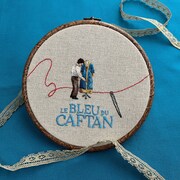 「青いカフタンの仕立て屋」コラボ刺繍