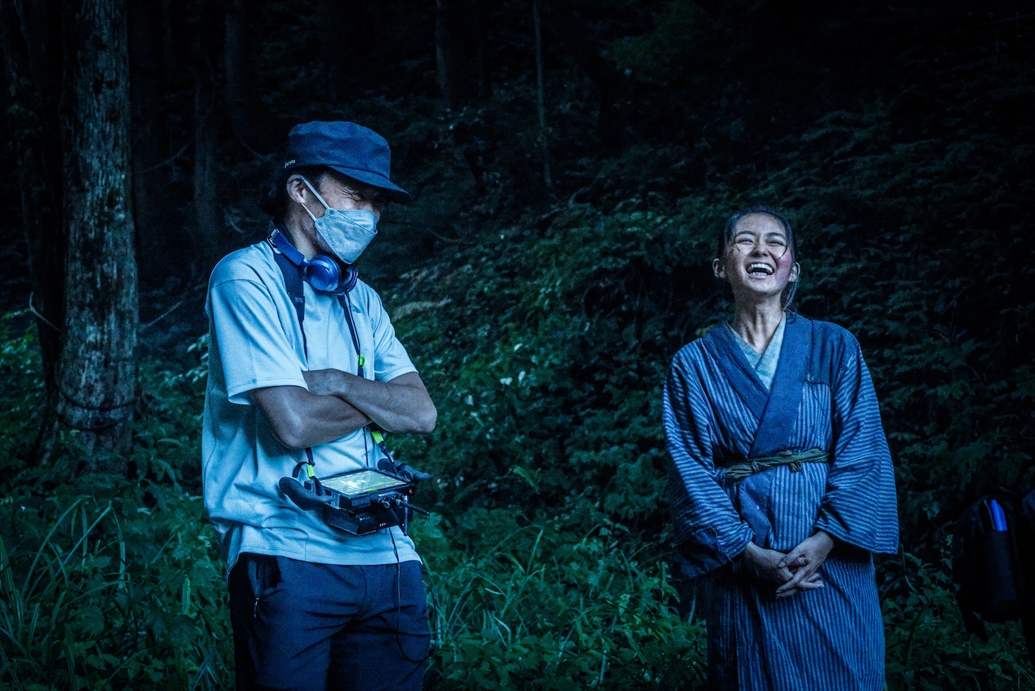 「山女」メイキング写真