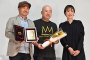 左から白石和彌、高田亮、深瀬和美。