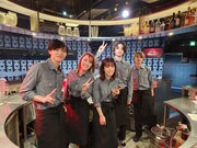 左から康祐役の佐藤大樹、明日美役の工藤遥、早苗役の美山加恋、一真役の曽田陵介、直己役の松岡広大。